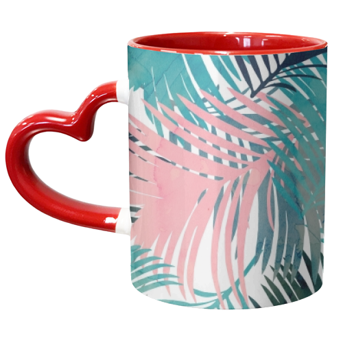 Jungle Pattern - unique mug by EMANUELA CARRATONI