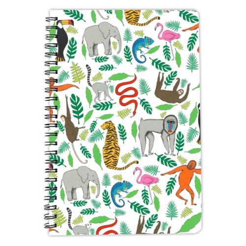 Jungle - personalised A4, A5, A6 notebook by Yazmin Brooks