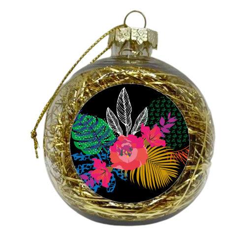 Just Another Day In Paradise brights - xmas bauble by Luxe and Loco