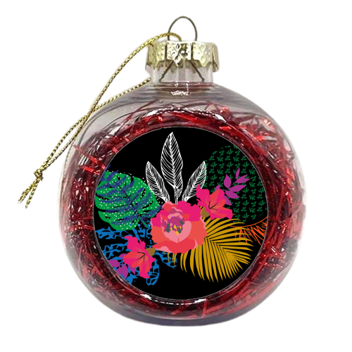 Just Another Day In Paradise brights - xmas bauble by Luxe and Loco