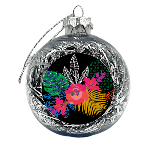 Just Another Day In Paradise brights - xmas bauble by Luxe and Loco