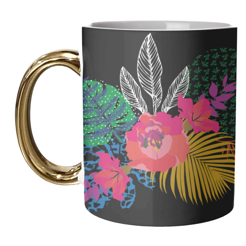Just Another Day In Paradise brights - unique mug by Luxe and Loco
