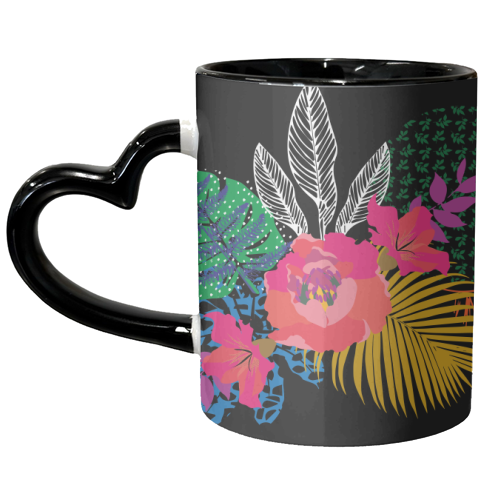 Just Another Day In Paradise brights - unique mug by Luxe and Loco