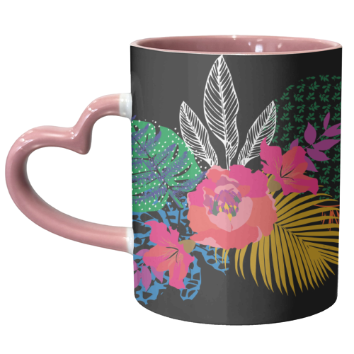 Just Another Day In Paradise brights - unique mug by Luxe and Loco
