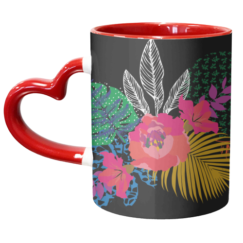 Just Another Day In Paradise brights - unique mug by Luxe and Loco
