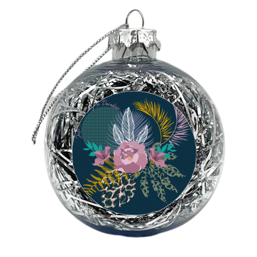 Just Another Day In Paradise - xmas bauble by Luxe and Loco