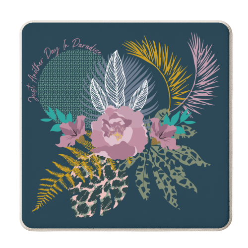 Just Another Day In Paradise - personalised beer coaster by Luxe and Loco