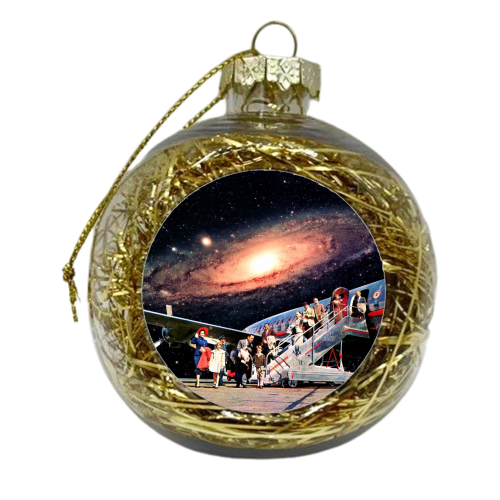 Just Arrived From Space - xmas bauble by taudalpoi