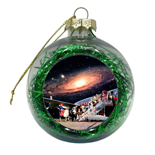 Just Arrived From Space - xmas bauble by taudalpoi