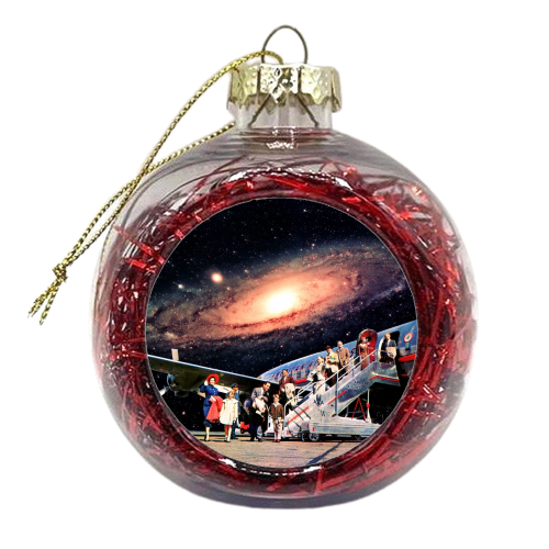 Just Arrived From Space - xmas bauble by taudalpoi