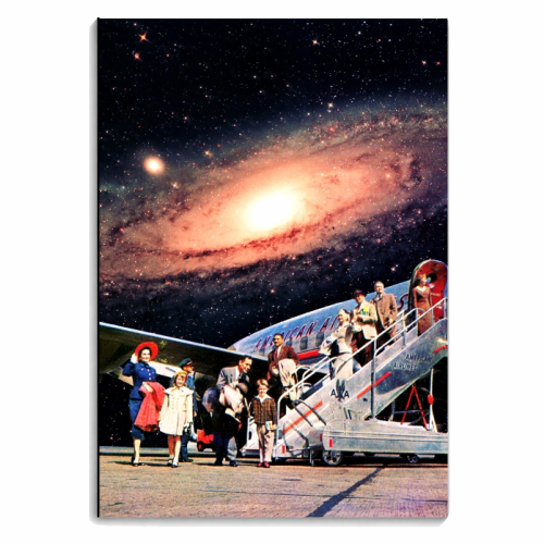 Just Arrived From Space - personalised A4, A5, A6 notebook by taudalpoi