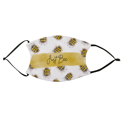 Just Bee - face cover mask by Linbylane