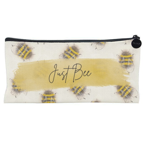 Just Bee - flat pencil case by Linbylane