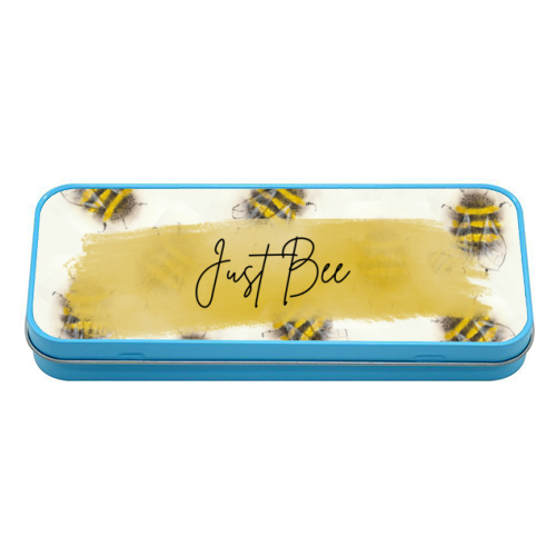 Just Bee - tin pencil case by Linbylane