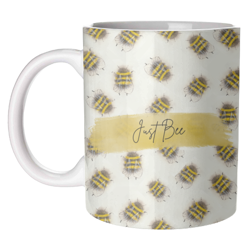 Just Bee - unique mug by Linbylane