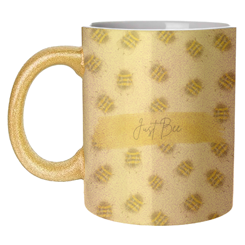 Just Bee - unique mug by Linbylane