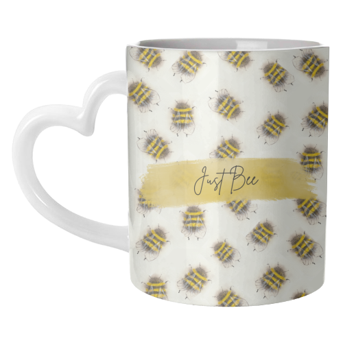 Just Bee - unique mug by Linbylane