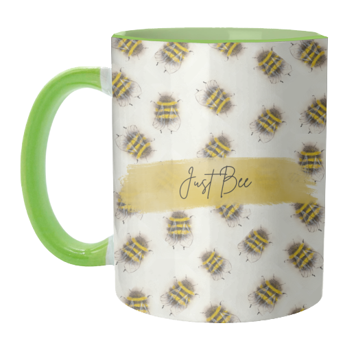 Just Bee - unique mug by Linbylane