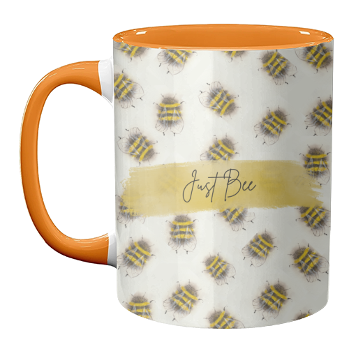 Just Bee - unique mug by Linbylane