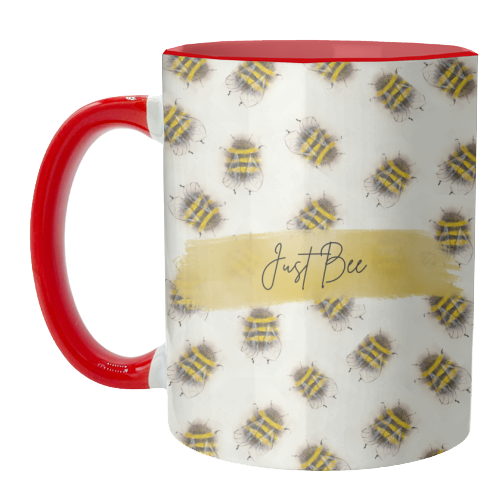Just Bee - unique mug by Linbylane
