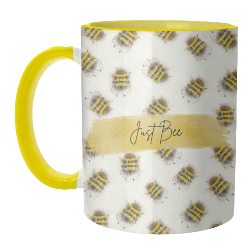 Just Bee - unique mug by Linbylane