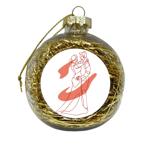 JUST MARRIED - xmas bauble by Anastasios Konstantinidis