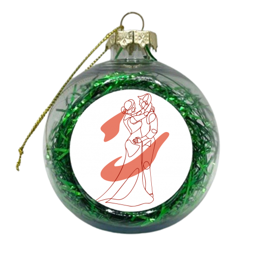JUST MARRIED - xmas bauble by Anastasios Konstantinidis