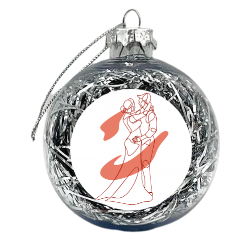JUST MARRIED - xmas bauble by Anastasios Konstantinidis