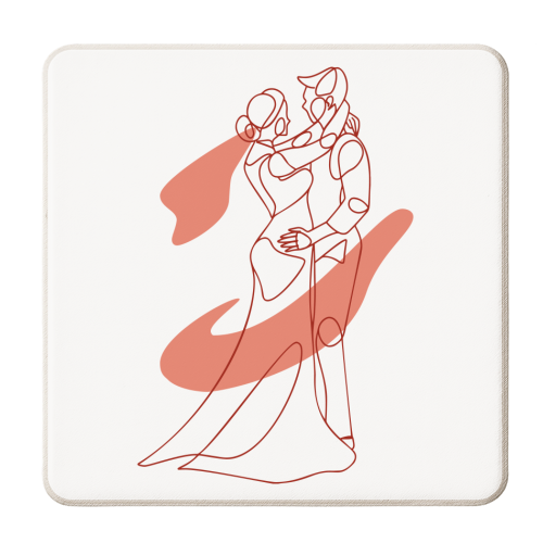 JUST MARRIED - personalised beer coaster by Anastasios Konstantinidis