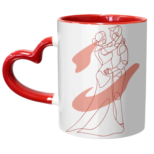 JUST MARRIED - unique mug by Anastasios Konstantinidis