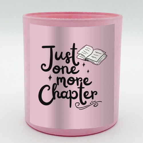 Just one more chapter book gift - scented candle by Giddy Kipper