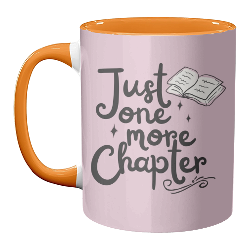 Just one more chapter book gift - unique mug by Giddy Kipper