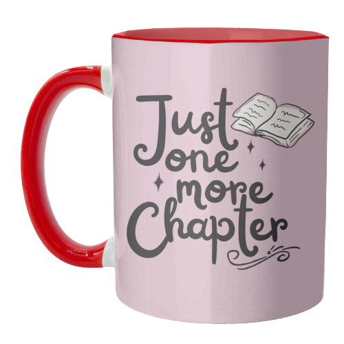 Just one more chapter book gift - unique mug by Giddy Kipper