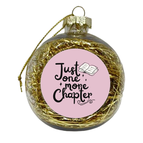 Just one more chapter book gift - xmas bauble by Giddy Kipper