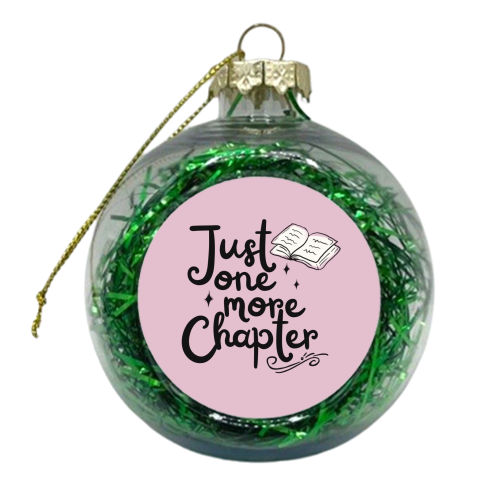 Just one more chapter book gift - xmas bauble by Giddy Kipper