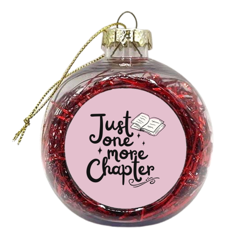 Just one more chapter book gift - xmas bauble by Giddy Kipper