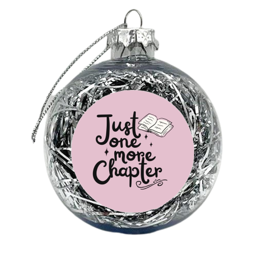 Just one more chapter book gift - xmas bauble by Giddy Kipper