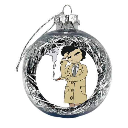 Just One More Thing - xmas bauble by Carl Batterbee