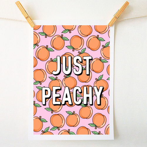 Just Peachy - A1 - A4 art print by Adam Regester