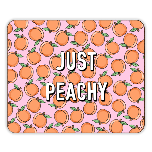 Just Peachy - designer placemat by Adam Regester