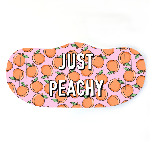 Just Peachy - face cover mask by Adam Regester