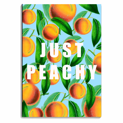 Just Peachy - personalised A4, A5, A6 notebook by Eloise