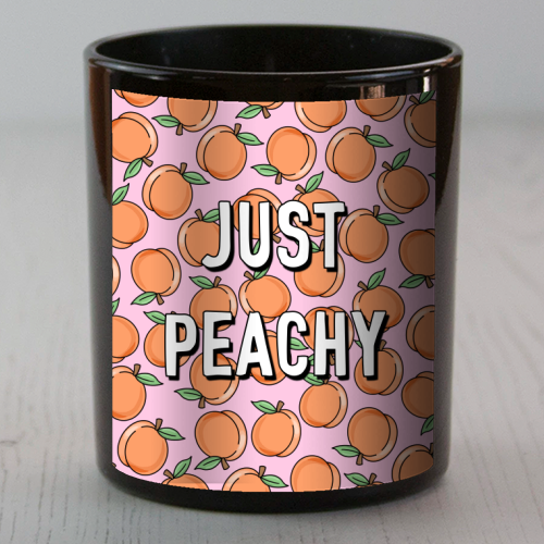 Just Peachy - scented candle by Adam Regester