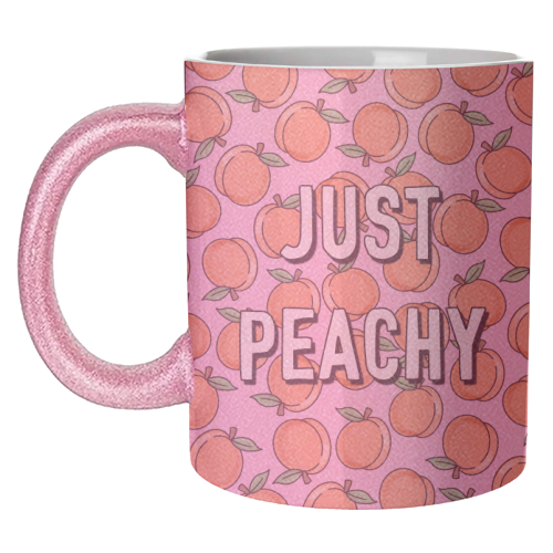 Just Peachy - unique mug by Adam Regester
