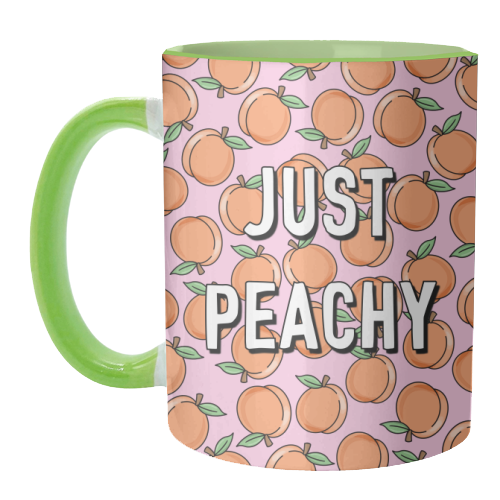 Just Peachy - unique mug by Adam Regester