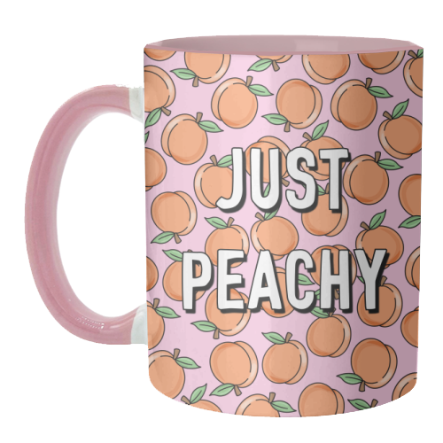 Just Peachy - unique mug by Adam Regester