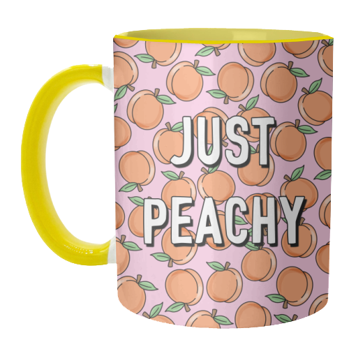 Just Peachy - unique mug by Adam Regester