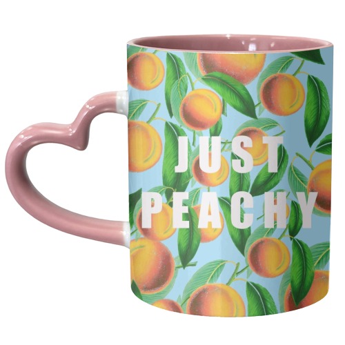 Just Peachy - unique mug by Eloise