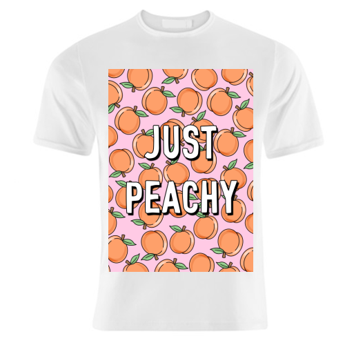 Just Peachy - unique t shirt by Adam Regester