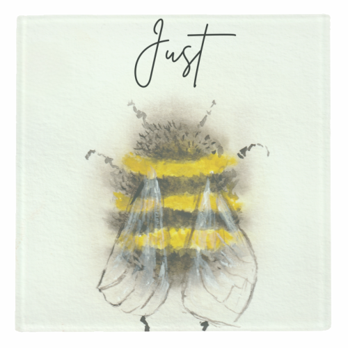 Just - personalised beer coaster by Linbylane